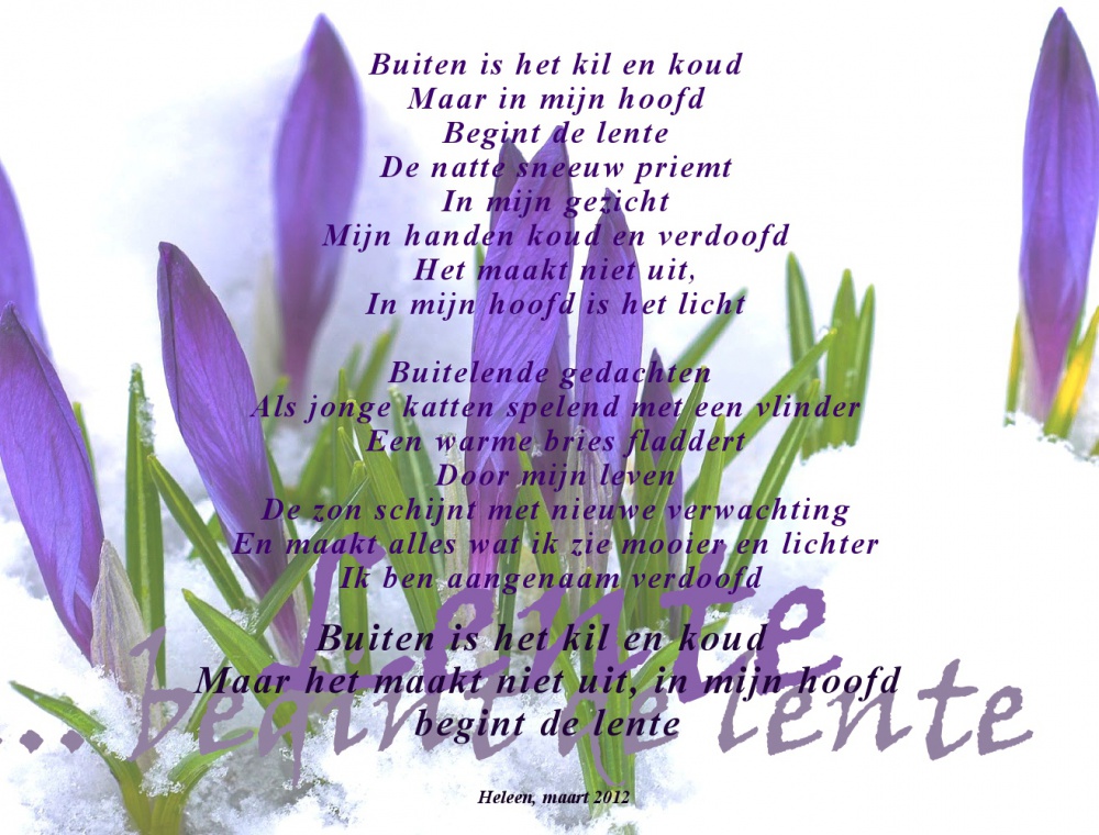 Lentegedicht